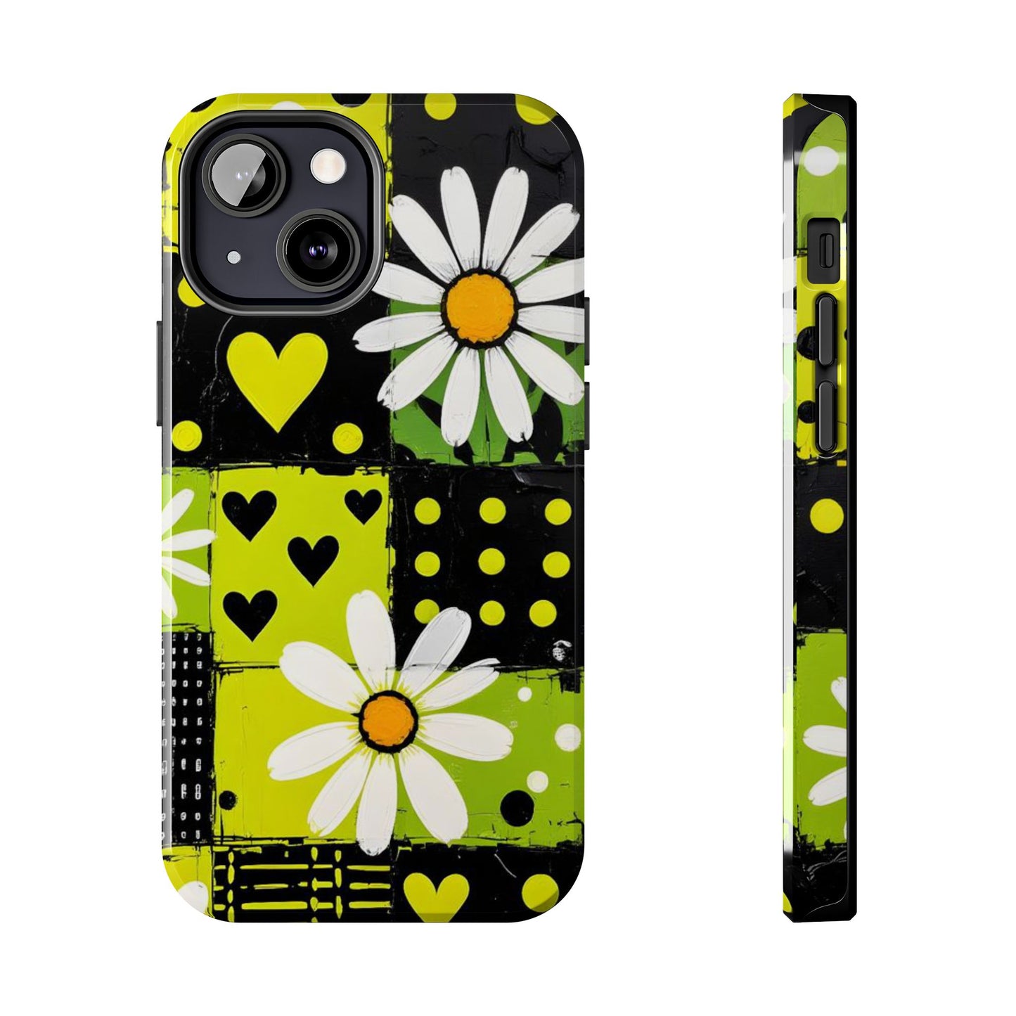Daisy Patchwork Tough Phone Case