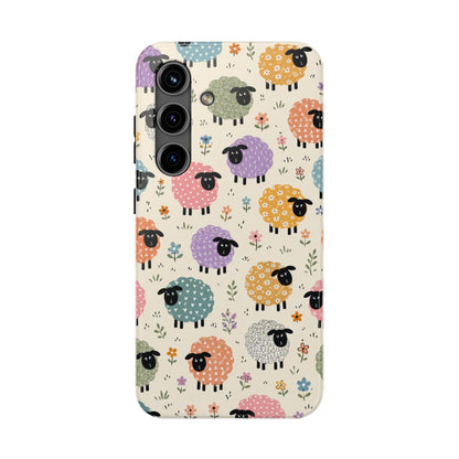 Cute Pastel Sheep Tough Phone Case