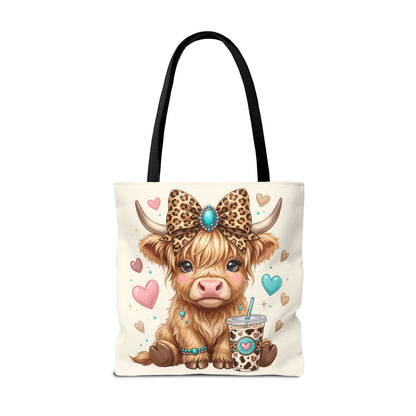 Cute Highland Cow Tote Bag