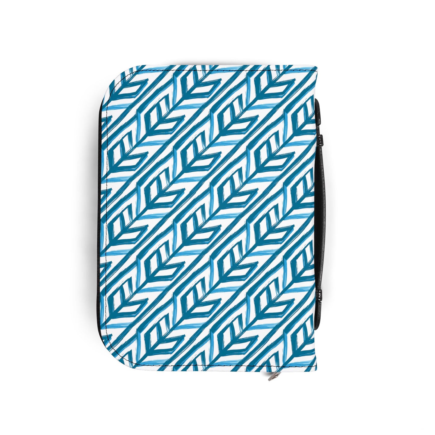 Blue Chevron Bible Cover