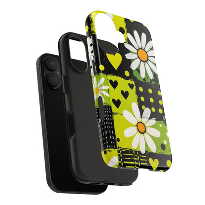 Daisy Patchwork Tough Phone Case