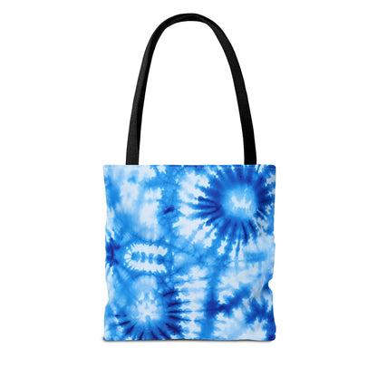 Blue Tie-Dye Tote Bag