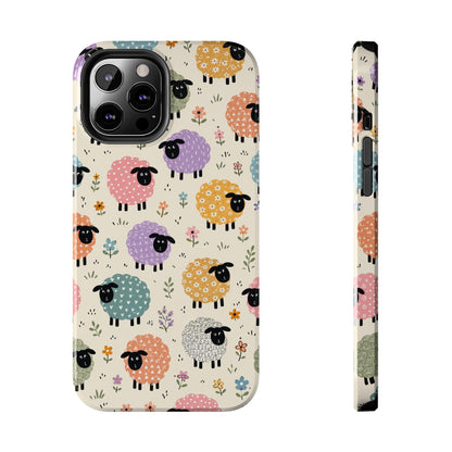 Cute Pastel Sheep Tough Phone Case