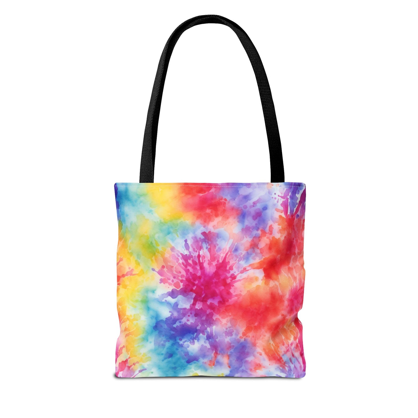Rainbow Tie-Dye Tote Bag