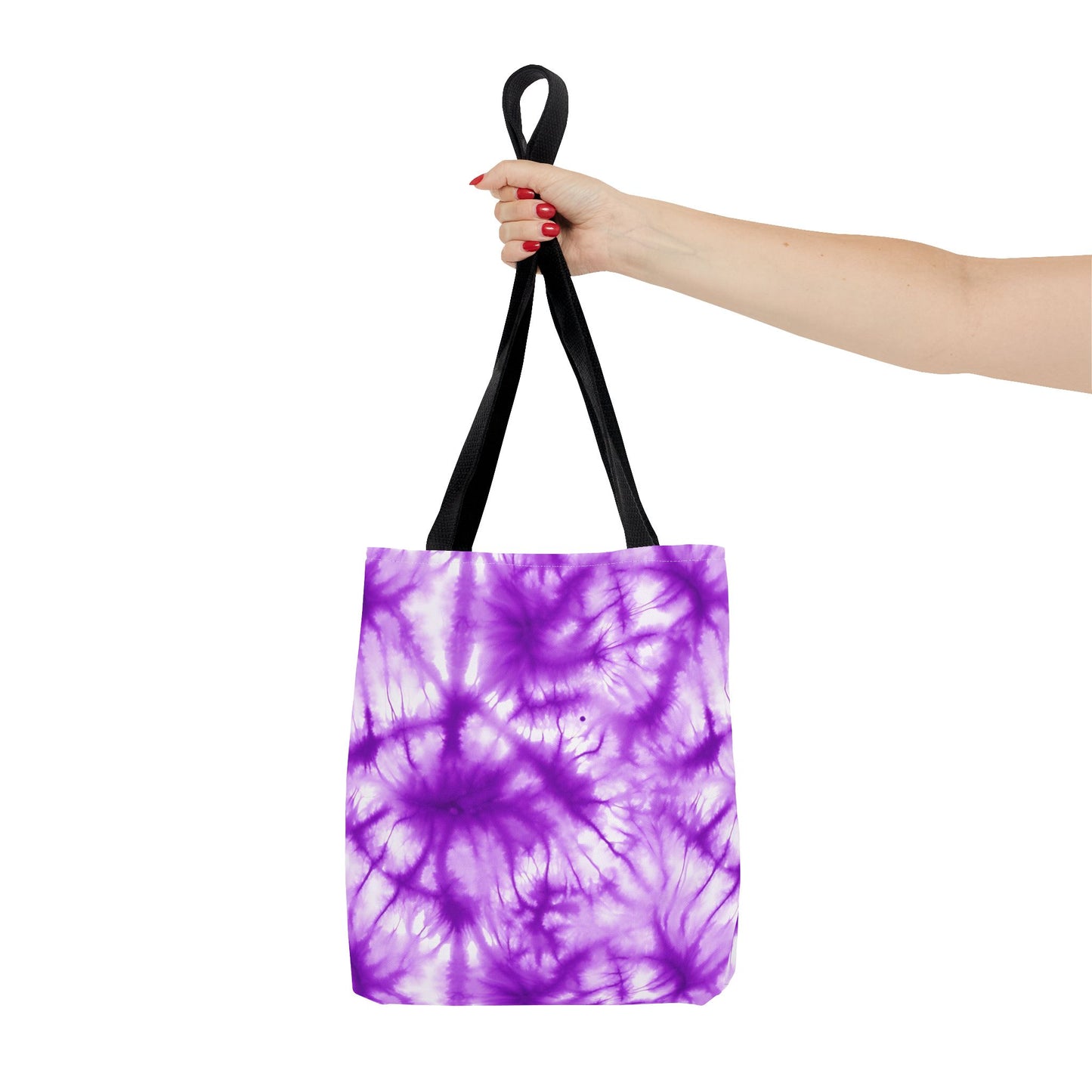 Purple Tie-Dye Tote Bag
