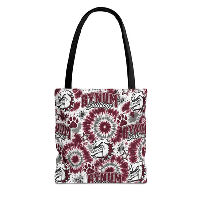 Bynum Bulldogs Tie-Dye Tote Bag