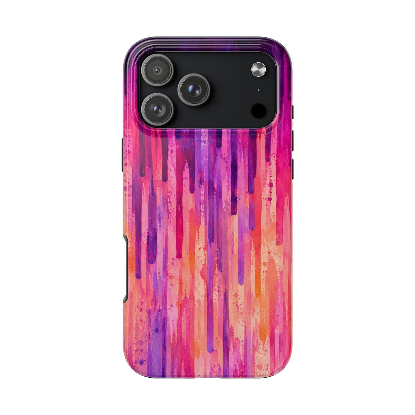 Abstract Pink & Purple Drip Tough Phone Case