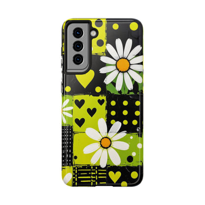 Daisy Patchwork Tough Phone Case