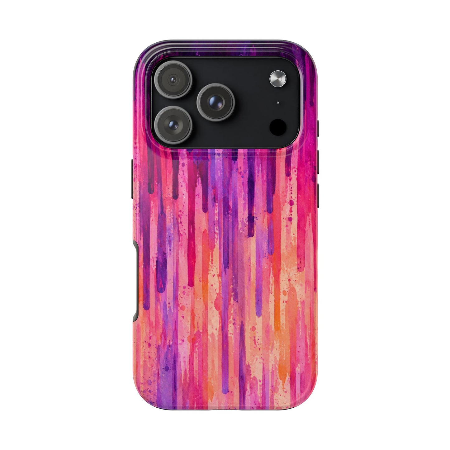 Abstract Pink & Purple Drip Tough Phone Case