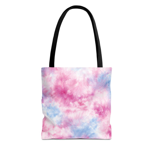 Tie-Dye Pink Blue Tote Bag