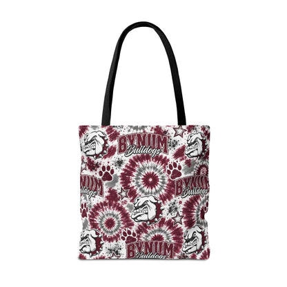 Bynum Bulldogs Tie-Dye Tote Bag