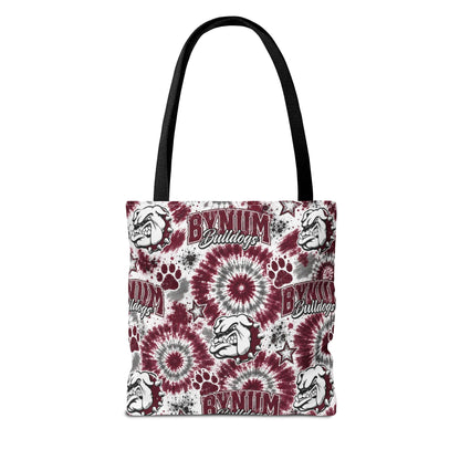 Bynum Bulldogs Tie-Dye Tote Bag