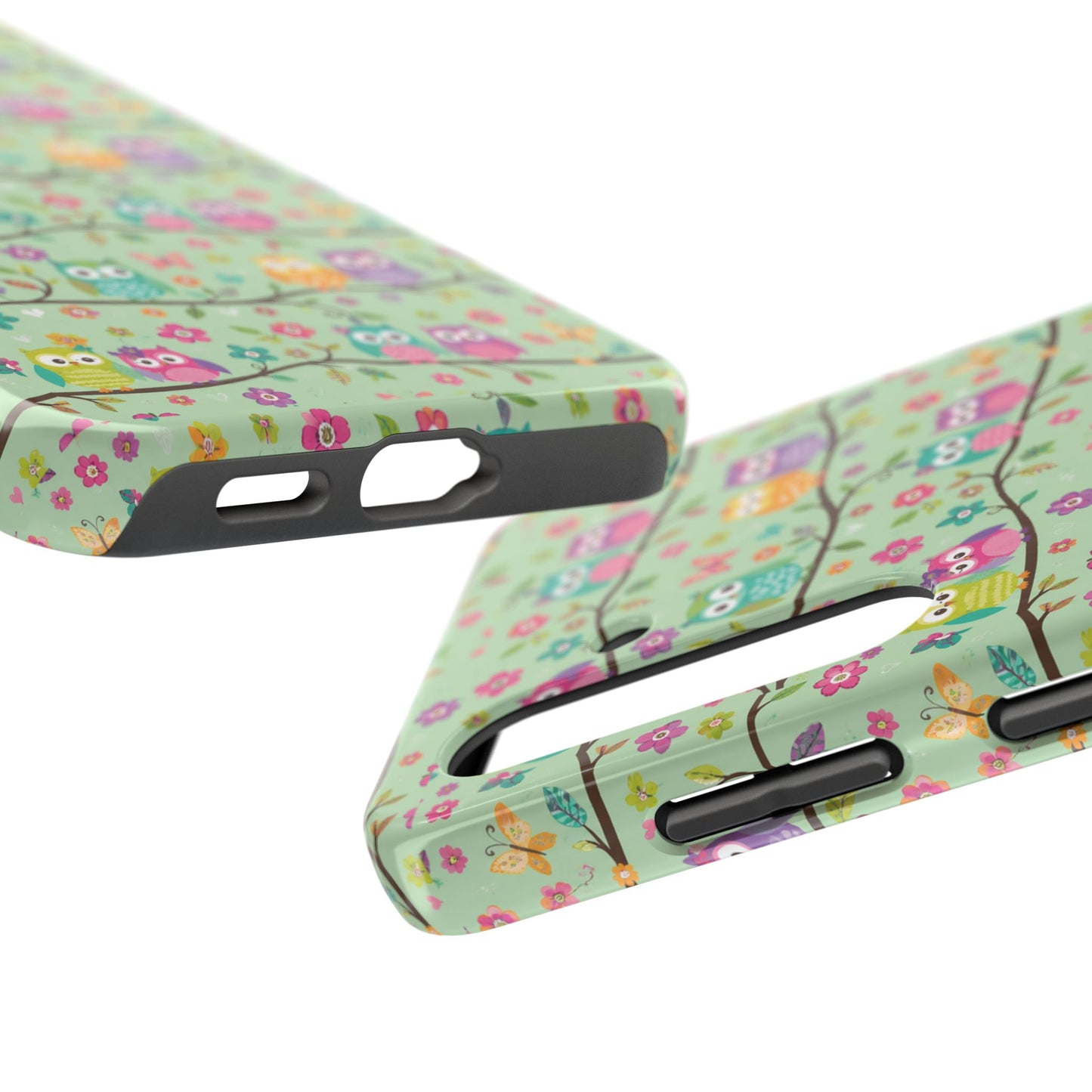 Cute Owl Pattern Tough Phone Case