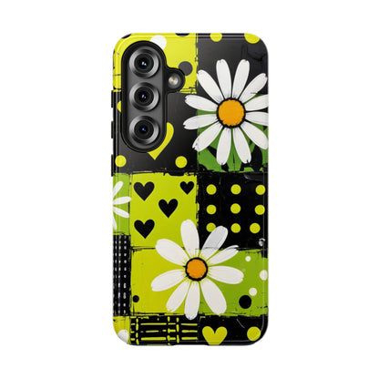 Daisy Patchwork Tough Phone Case