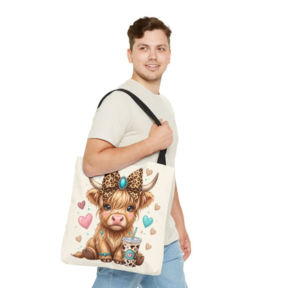 Cute Highland Cow Tote Bag