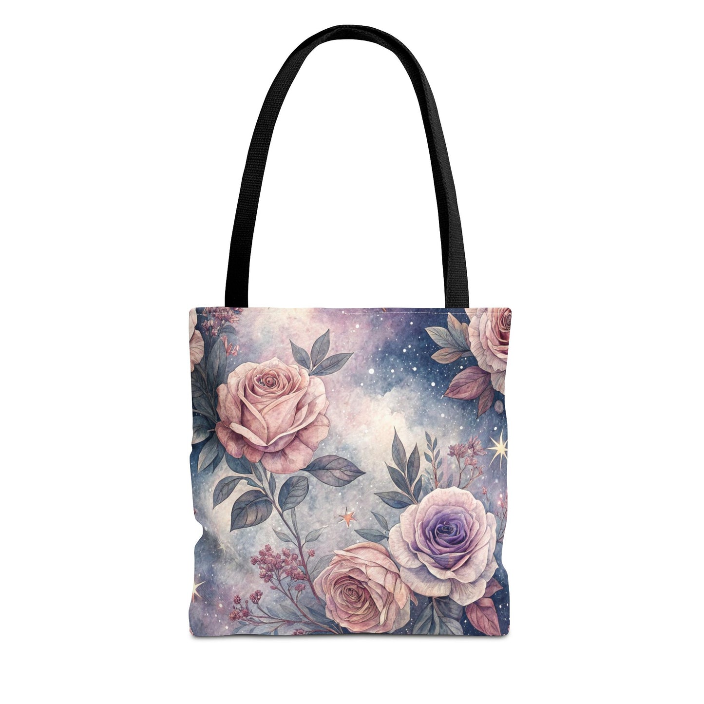 Floral Galaxy Tote Bag