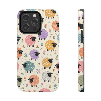 Cute Pastel Sheep Tough Phone Case