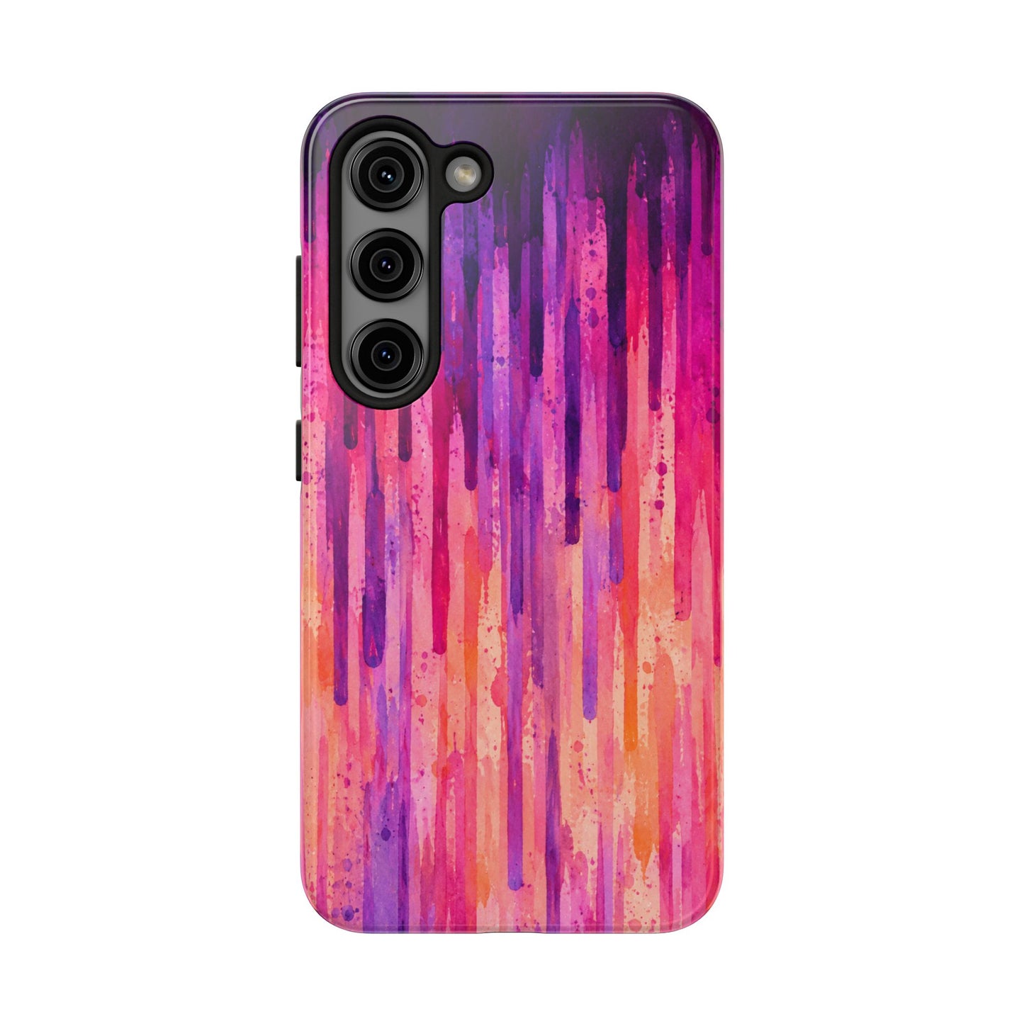 Abstract Pink & Purple Drip Tough Phone Case