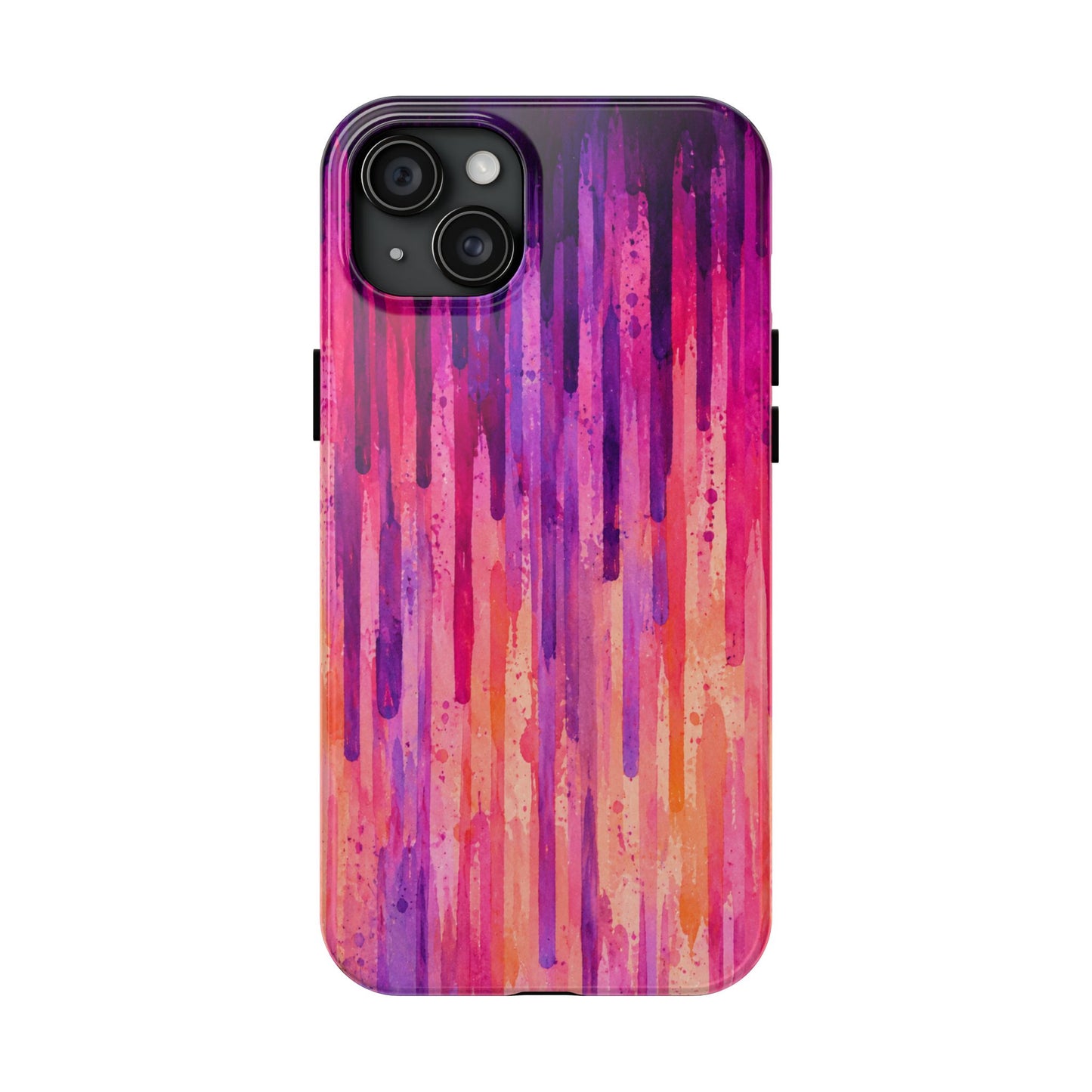 Abstract Pink & Purple Drip Tough Phone Case