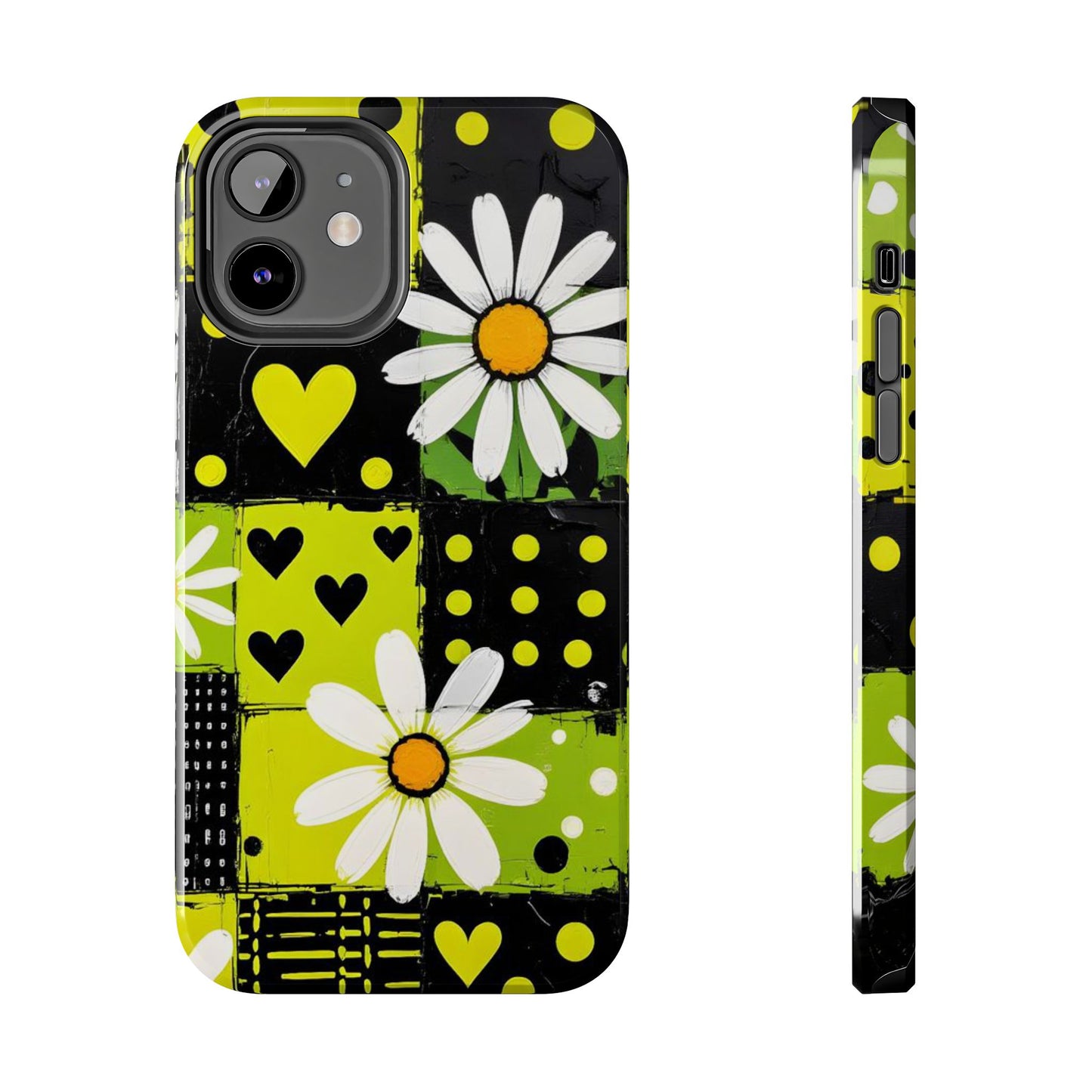 Daisy Patchwork Tough Phone Case