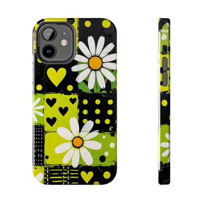 Daisy Patchwork Tough Phone Case
