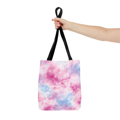 Tie-Dye Pink Blue Tote Bag