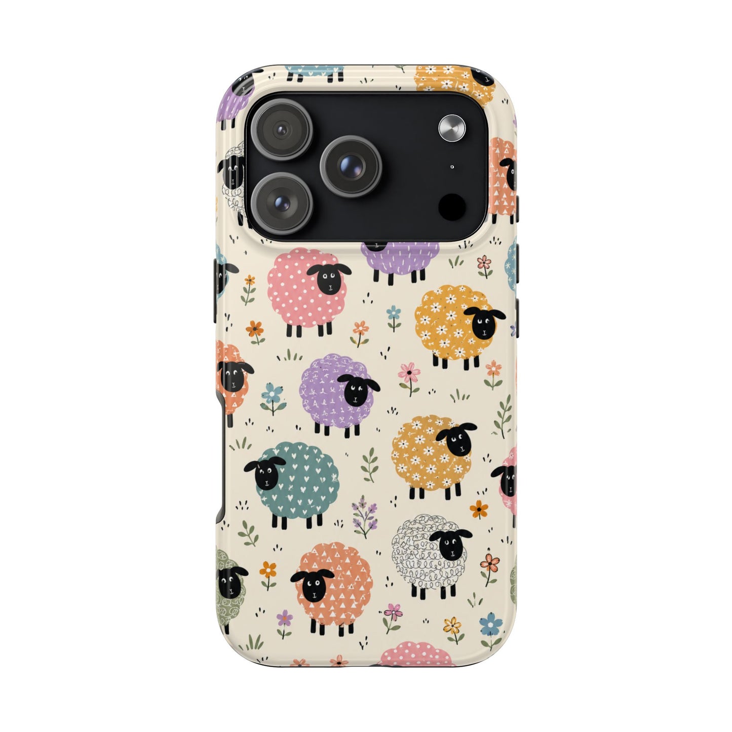 Cute Pastel Sheep Tough Phone Case