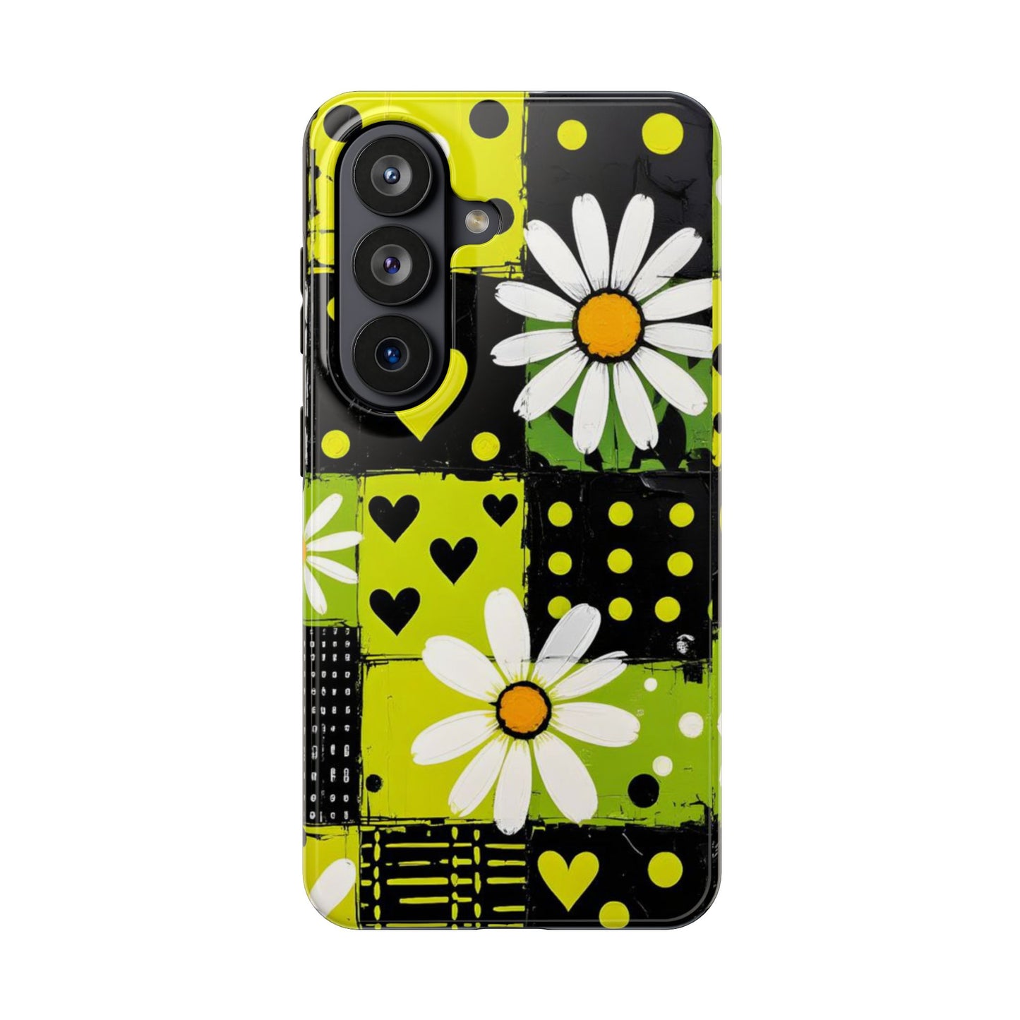 Daisy Patchwork Tough Phone Case
