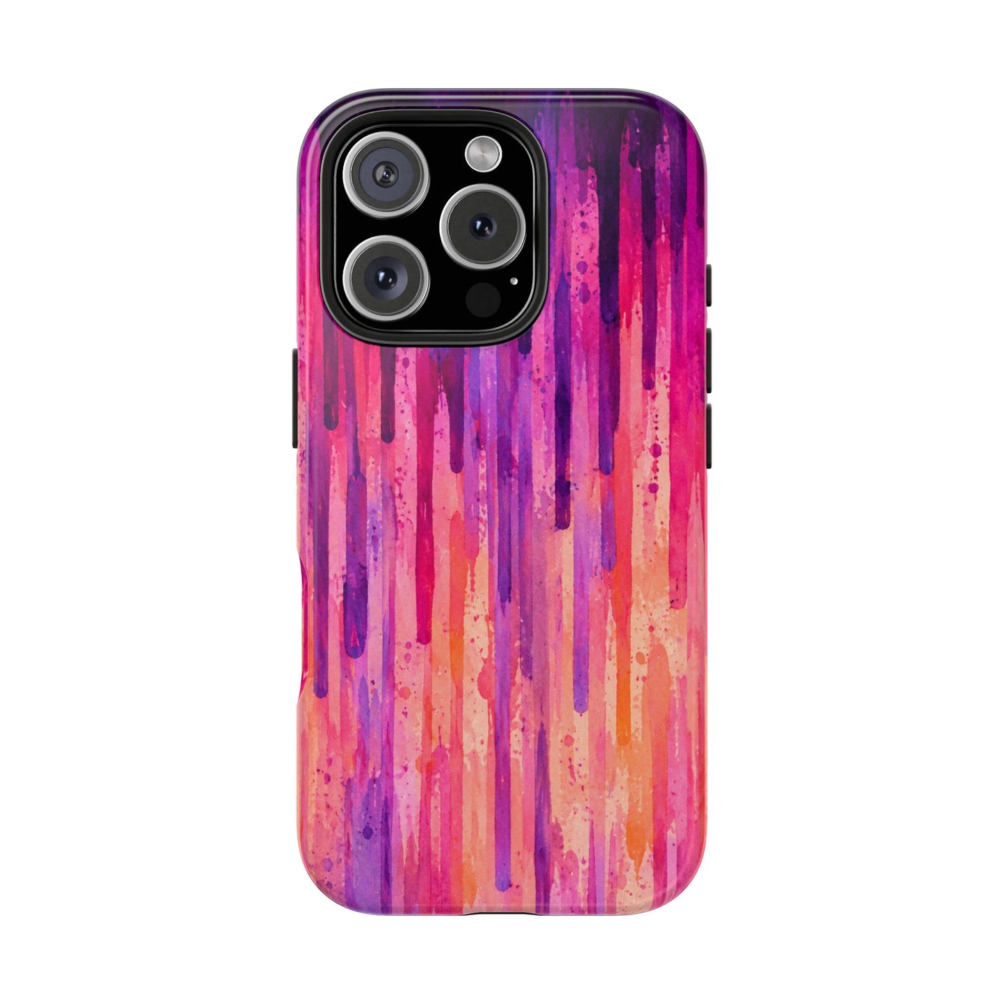 Abstract Pink & Purple Drip Tough Phone Case