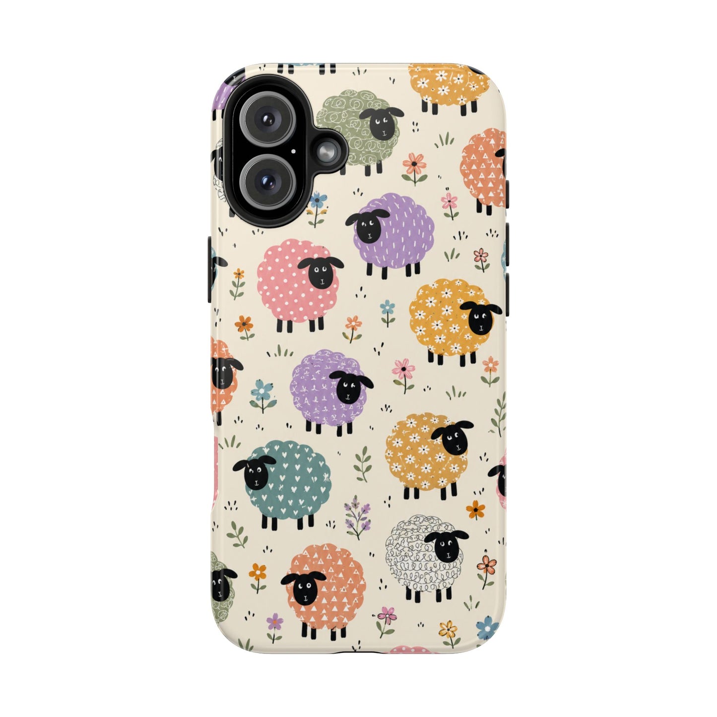 Cute Pastel Sheep Tough Phone Case