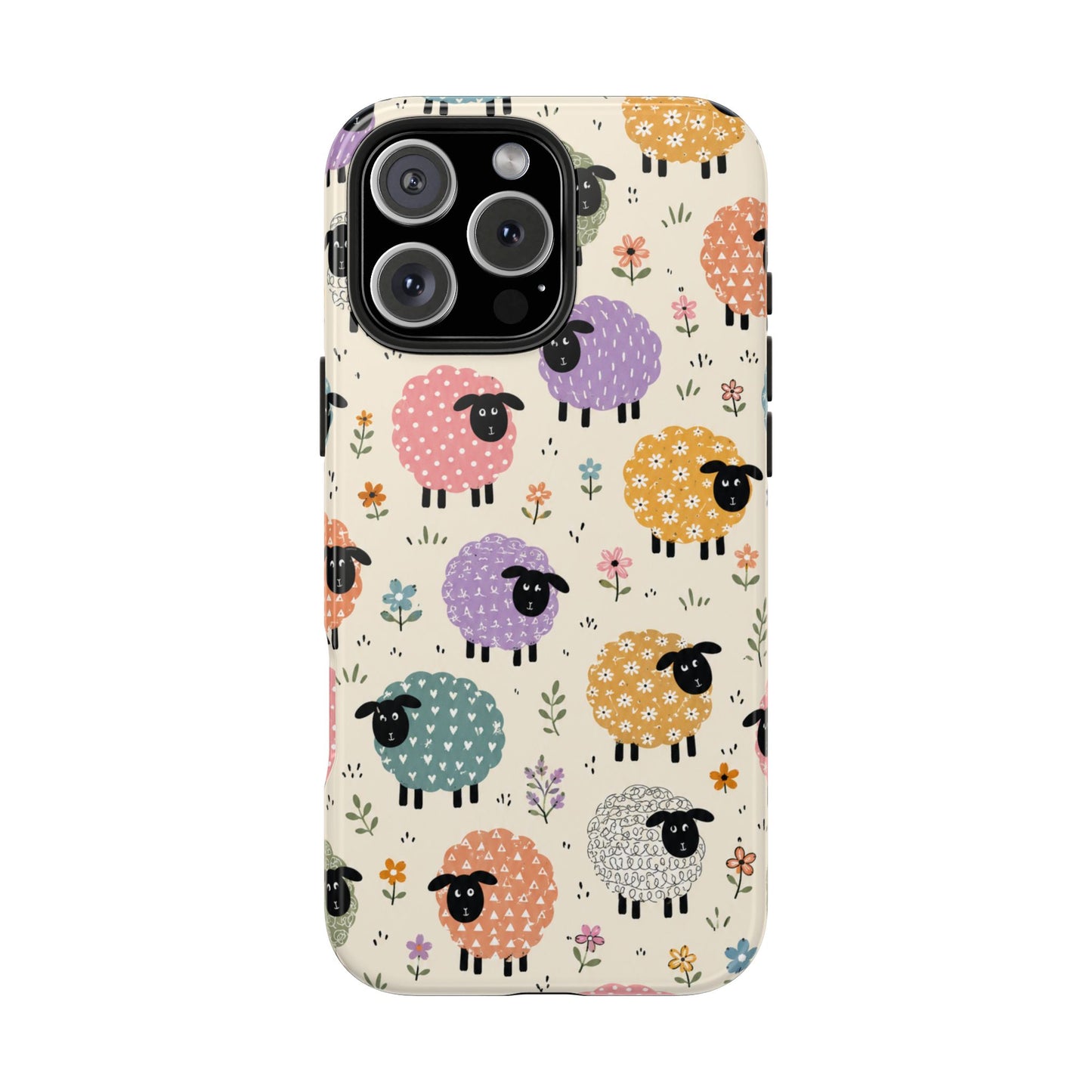 Cute Pastel Sheep Tough Phone Case