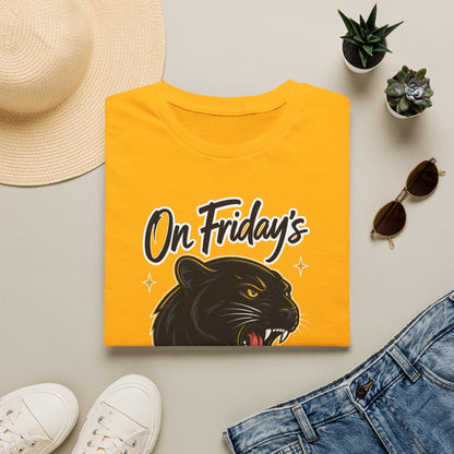 “On Friday’s We Wear Black & Gold” Panther Spirit Tee