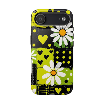 Daisy Patchwork Tough Phone Case