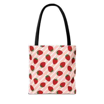 Strawberry Pattern Tote Bag