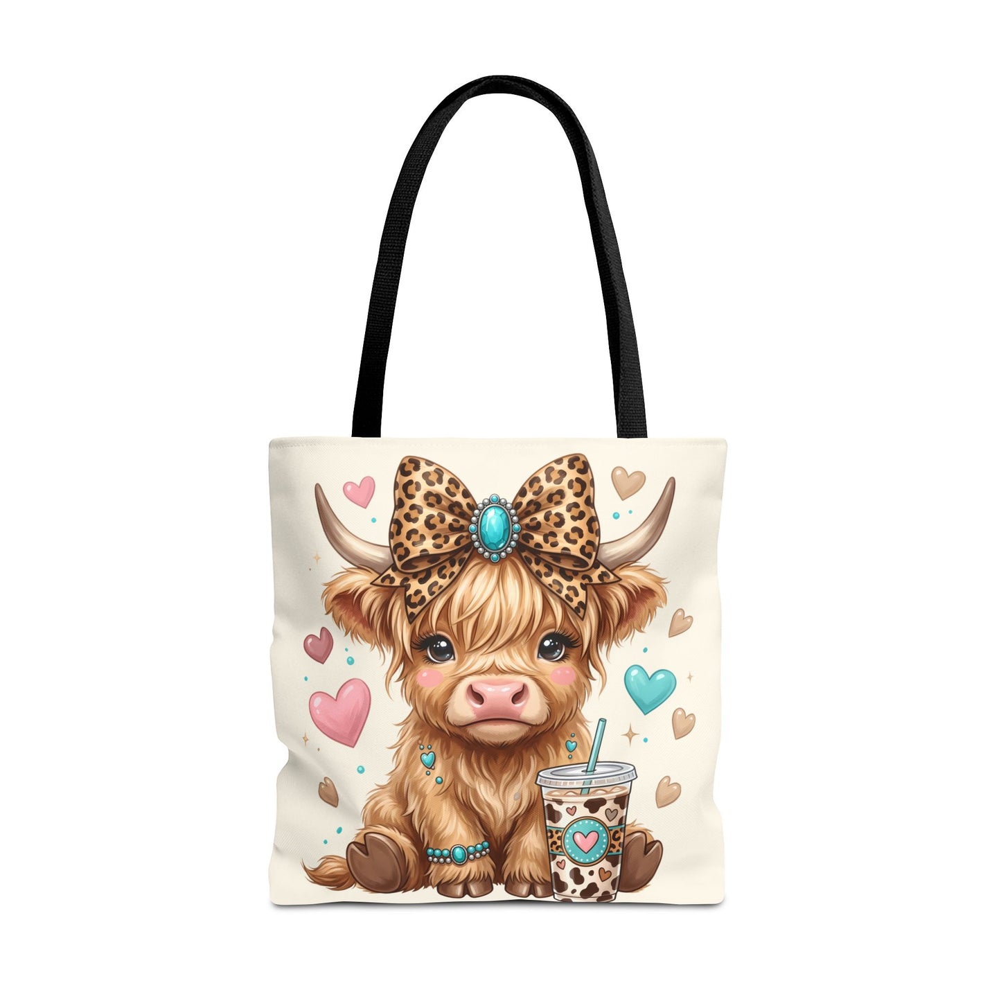 Cute Highland Cow Tote Bag