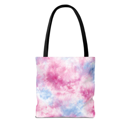 Tie-Dye Pink Blue Tote Bag