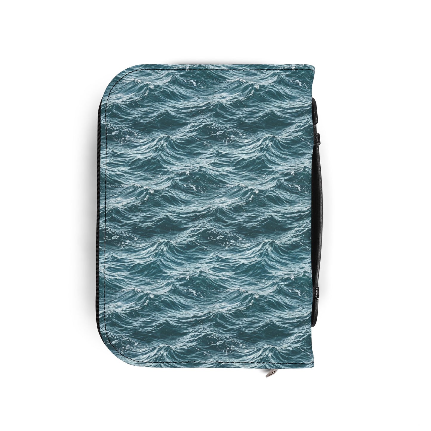 "When You Pass Through Deep Waters" Nautical Scripture Zippered Bible Cover