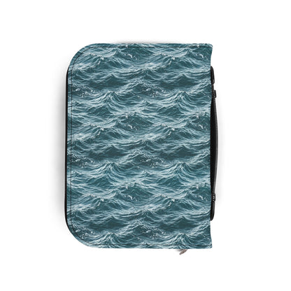 "When You Pass Through Deep Waters" Nautical Scripture Zippered Bible Cover