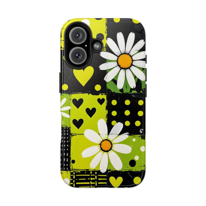 Daisy Patchwork Tough Phone Case