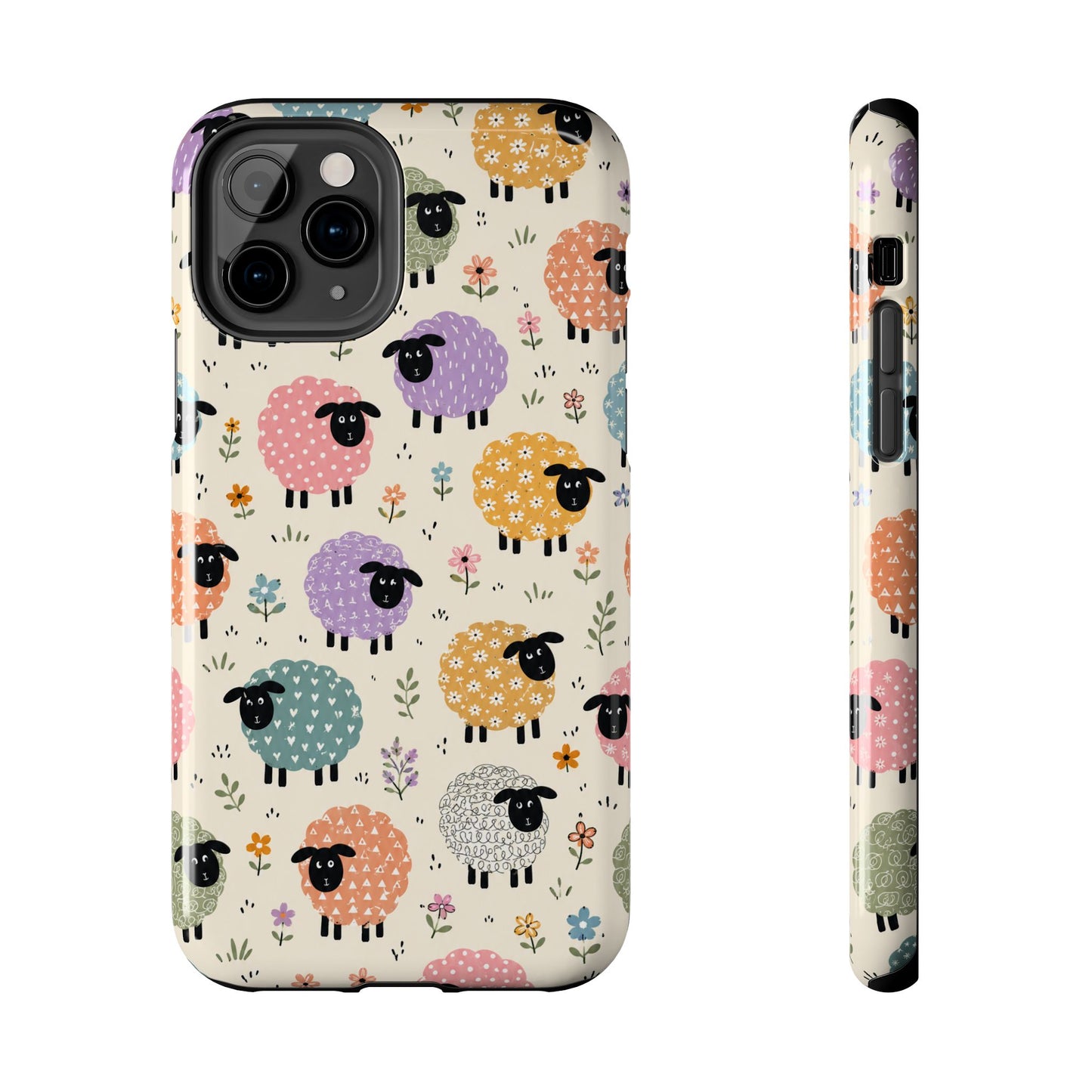 Cute Pastel Sheep Tough Phone Case