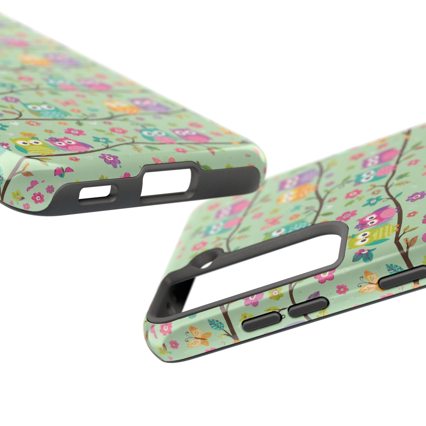 Cute Owl Pattern Tough Phone Case