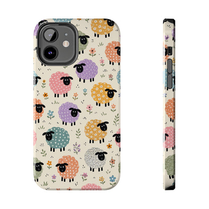 Cute Pastel Sheep Tough Phone Case