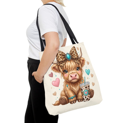 Cute Highland Cow Tote Bag