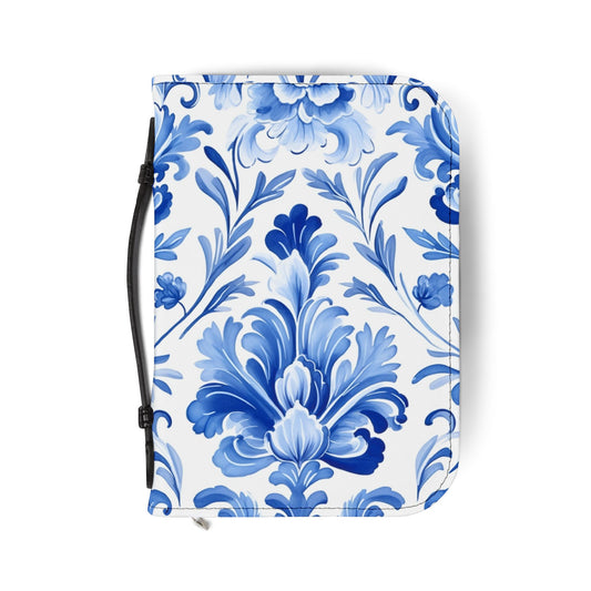 Blue Floral Bible Cover
