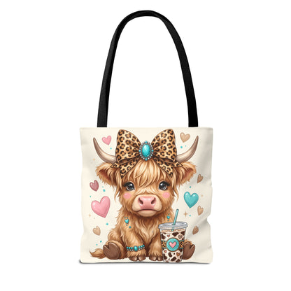 Cute Highland Cow Tote Bag