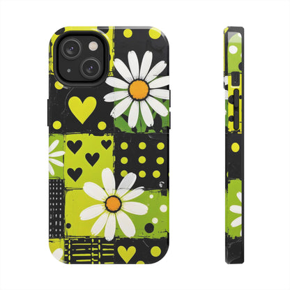 Daisy Patchwork Tough Phone Case