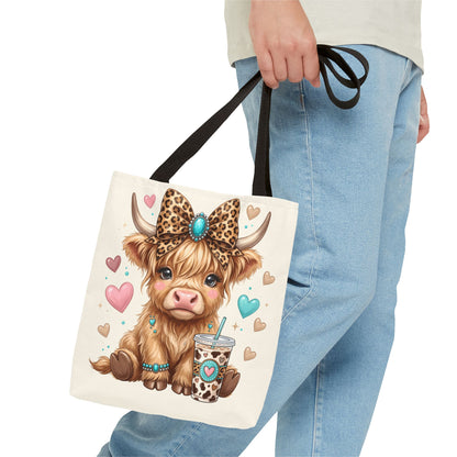 Cute Highland Cow Tote Bag