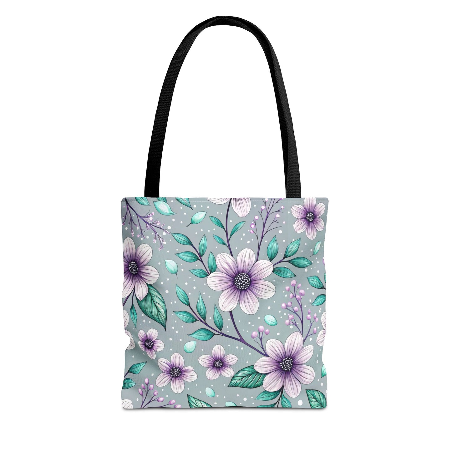 Floral Lavender Blossom Tote Bag