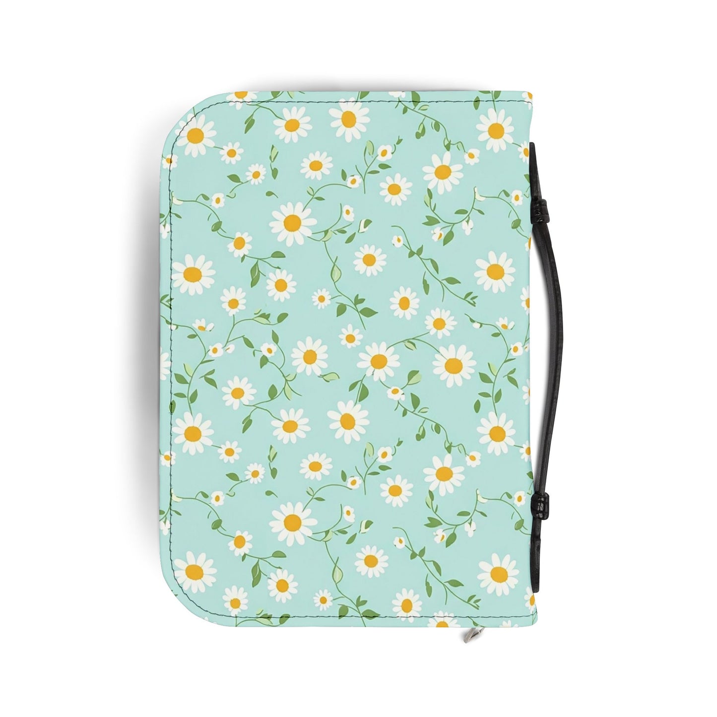 Daisy Floral Bible Cover — Zippered Scripture Organizer