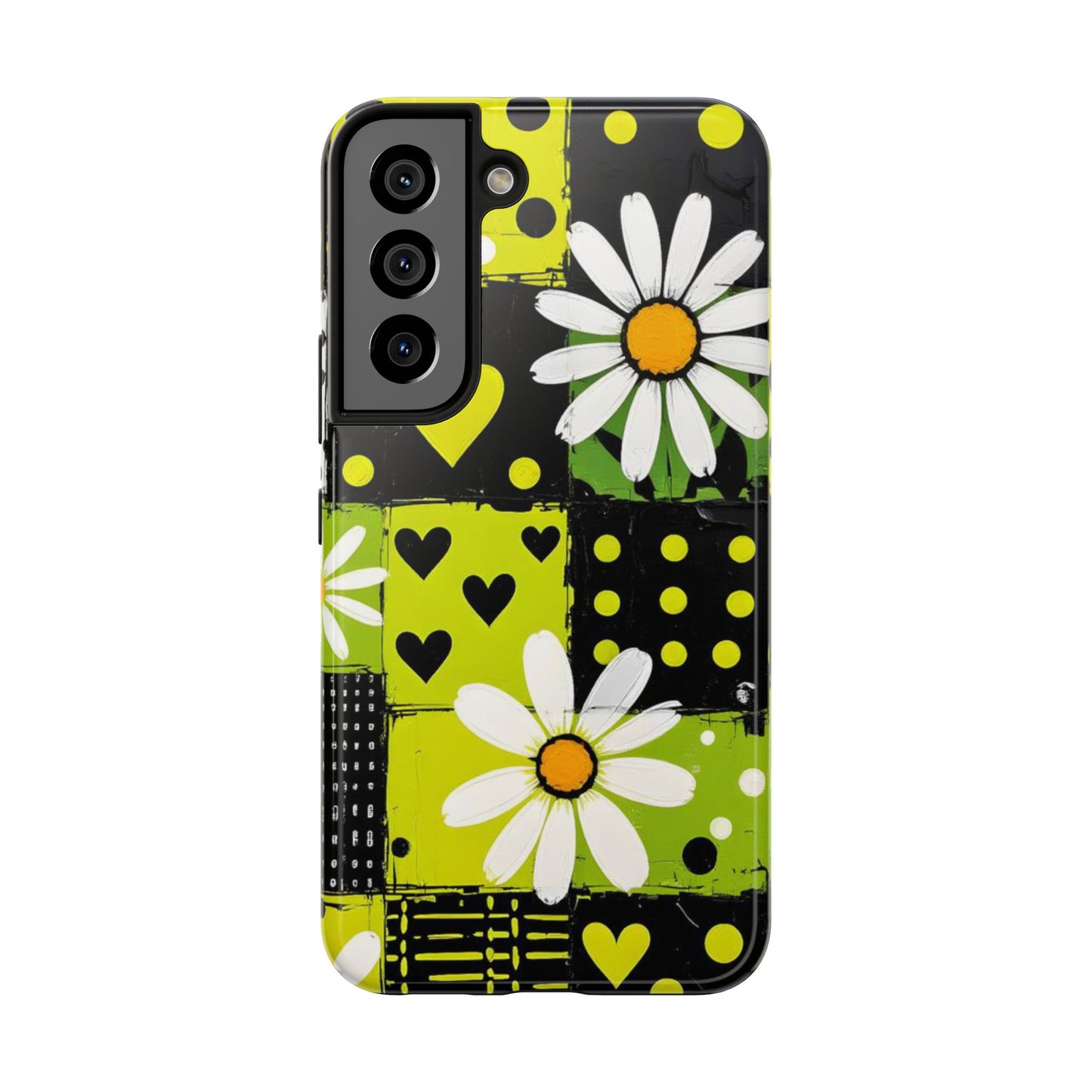 Daisy Patchwork Tough Phone Case